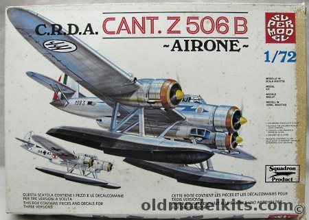 Supermodel 1/72 CRDA Cant Z-506 B Airone - Spanish Civil War / SAR - Air Force - (Z506), 10-015 plastic model kit
